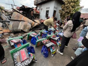 Cepat Tanggap! Bupati Kutim Tinjau Kebakaran di Gang Family III