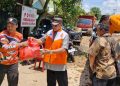 Bersama Syaiful Bakhri, DPD PKS Kutim Salurkan Bantuan Kebakaran untuk Bengalon