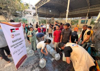LAZ Swara Berhasil Menyalurkan 10 Kubik Air Bersih ke Gaza