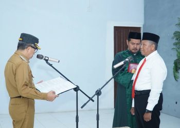 Lantik PAW BPD Sangatta Utara, Bupati Tekankan Peran Pengawasan dan Transparansi Desa