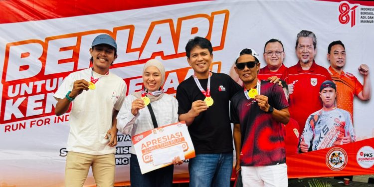 Bangga! PKS Kutim Juarai Event Lari PKS Pusat!
